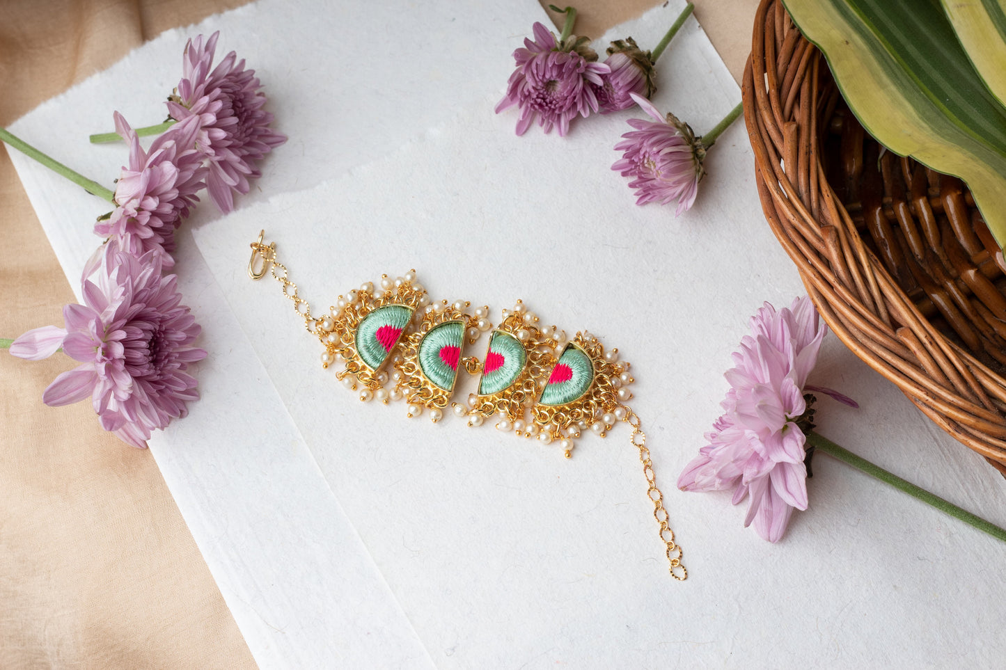 Mint Radiance Bracelet – Bracelet from Bauble Bazaar