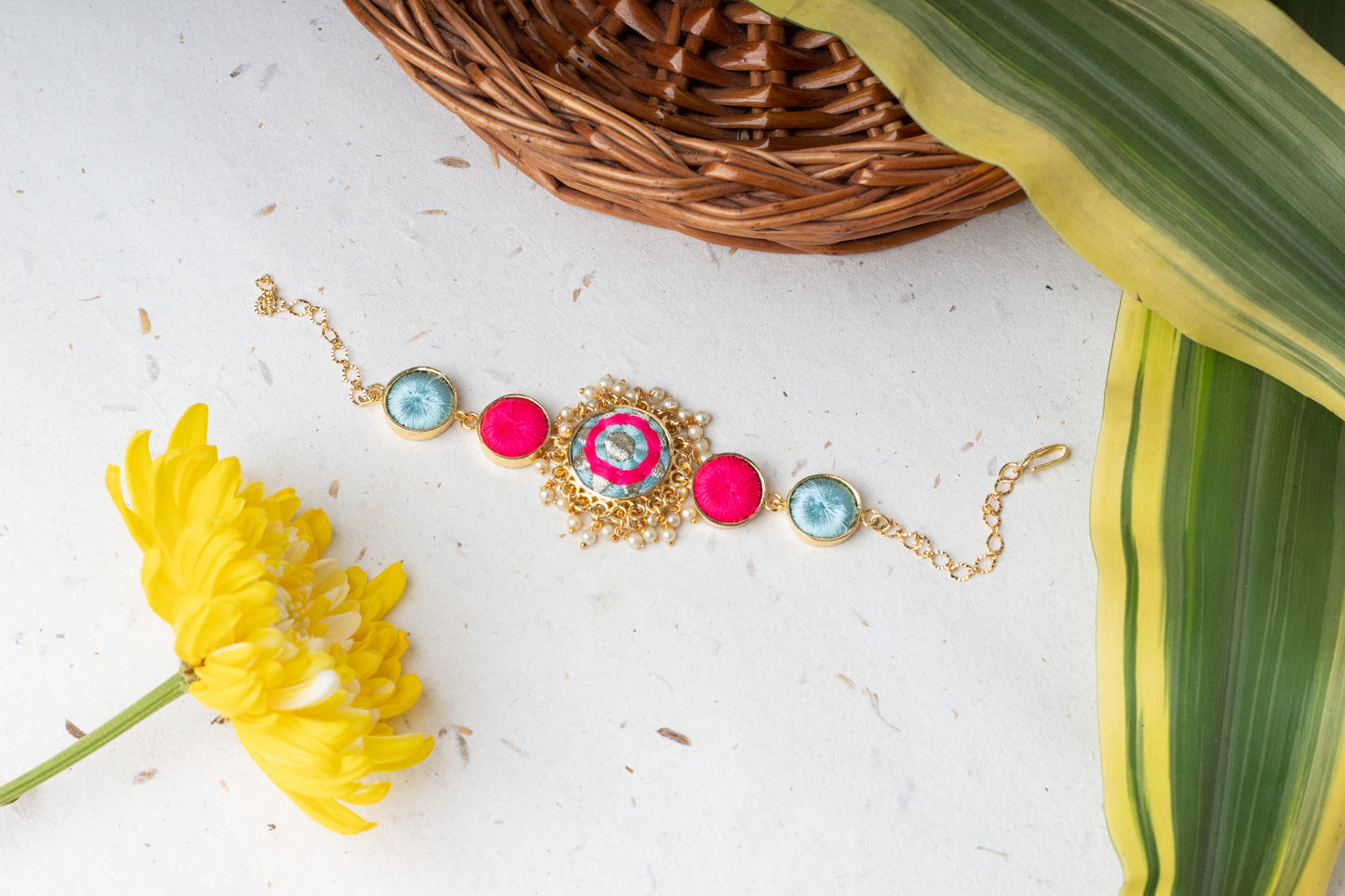 Azure Radiance Bracelet – Earrings from Bauble Bazaar