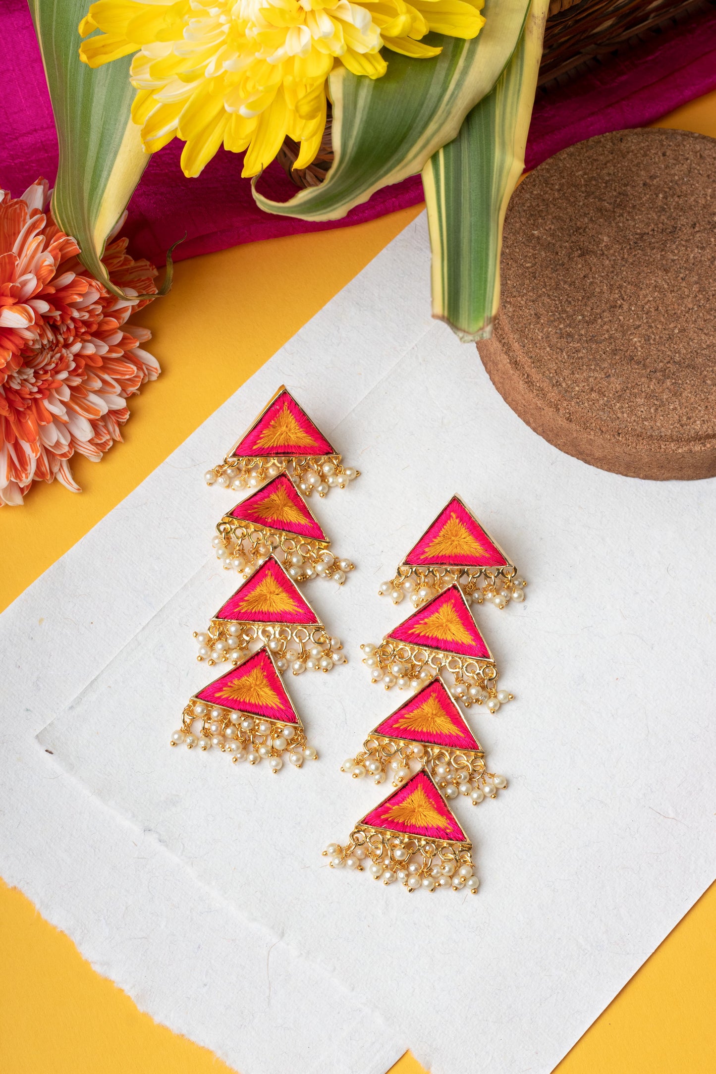 Dhol Beat Danglers – Earrings from Bauble Bazaar