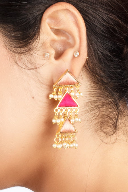 Peach Dream Danglers--3--image