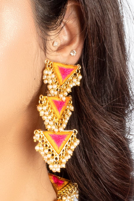 Sunlit Blush Danglers - Image 2