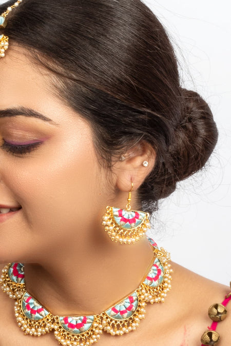 Sky Bloom Drop Earrings - Image 1
