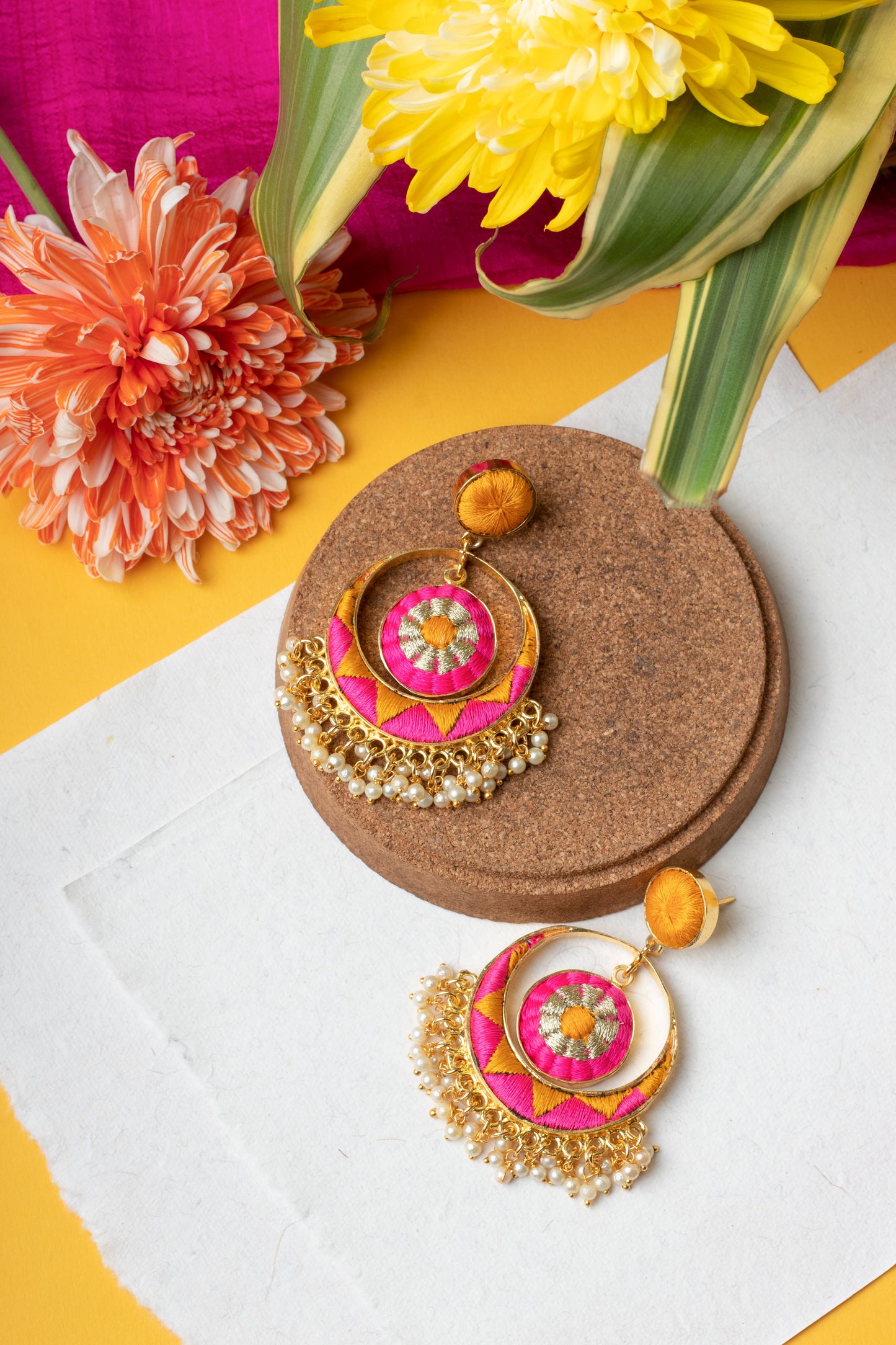 Sunkissed Glow Chandbaalis – Earrings from Bauble Bazaar