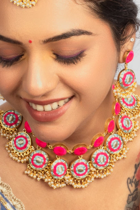 (Only Necklace) Frosted Petal Mandala Necklace - Image 2