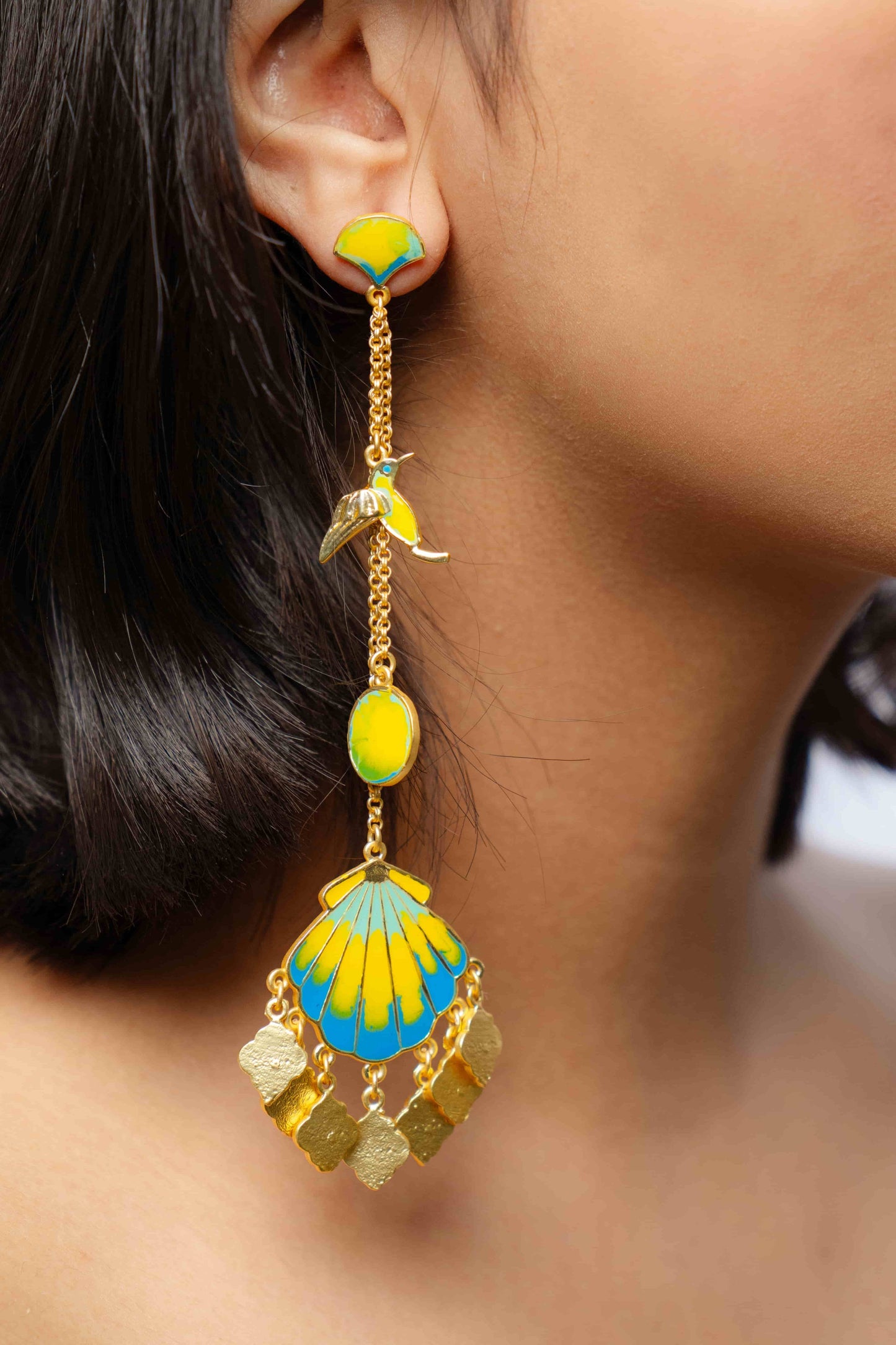 Céleste Ripple Shell Tassels