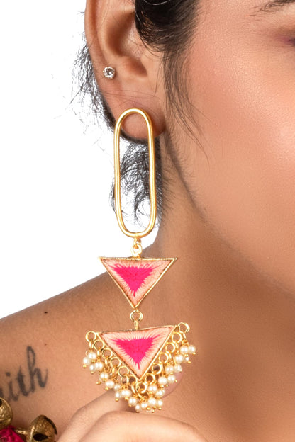 Sunset Hues Dangler Earrings