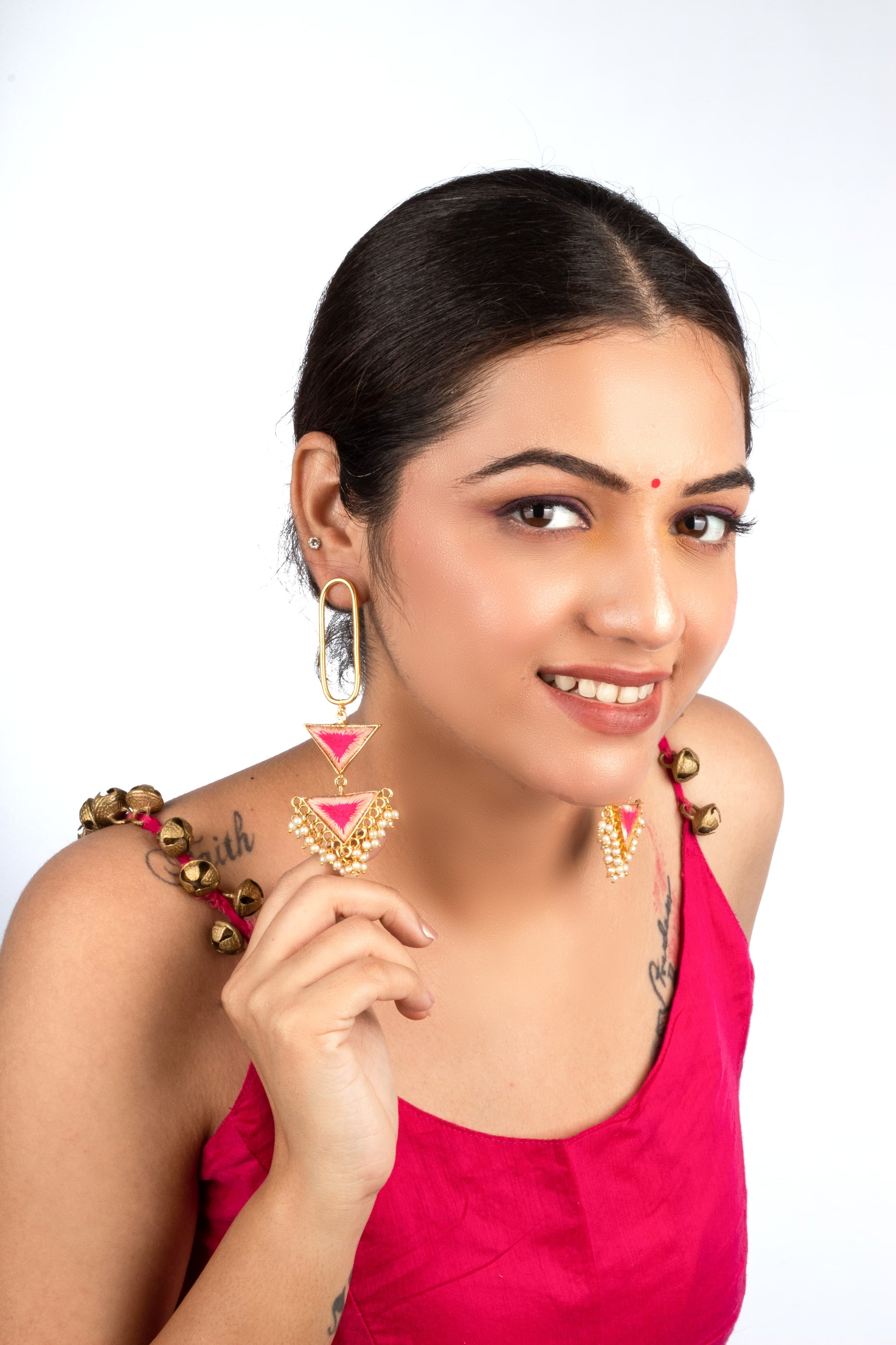 Sunset Hues Dangler Earrings – Earrings from Bauble Bazaar