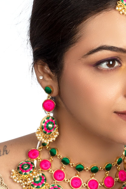 Jade Bloom Drops – Earrings from Bauble Bazaar