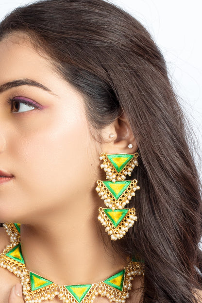 Lemon Spark Danglers – Earrings from Bauble Bazaar