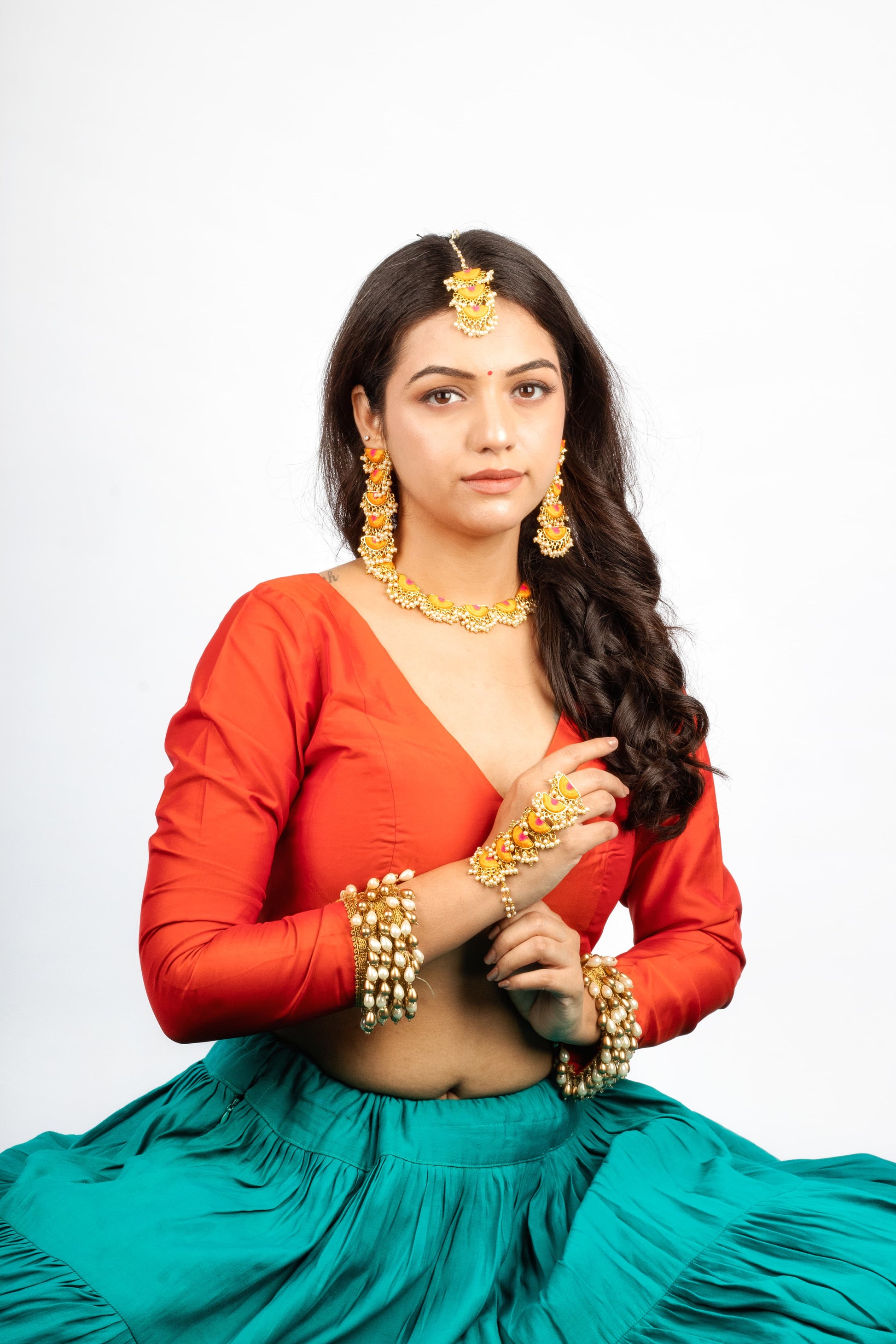 Petal Radiance Haathphool – Haathphool from Bauble Bazaar