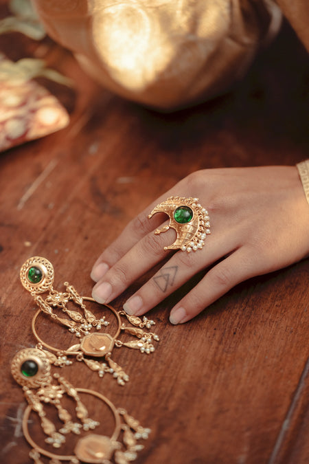 Rasa Vritta Hoop Earrings - Image 2