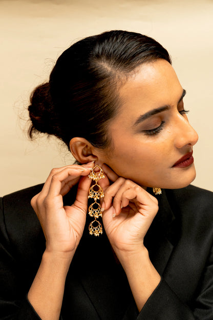 Alap Veil Ear Cuff Earrings