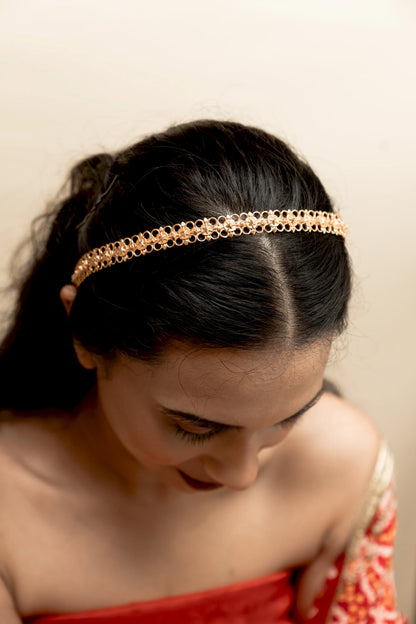 Alankaar Leher Headband