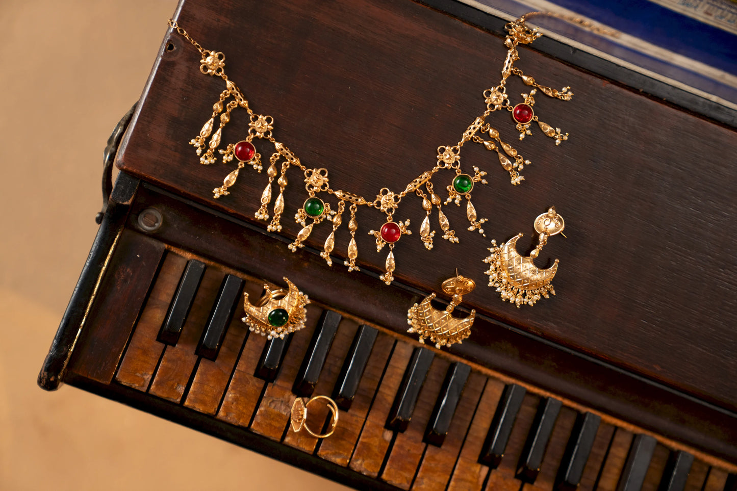 Swar Dhara Drop Necklace