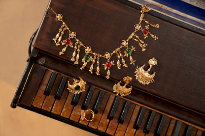 Swar Dhara Drop Necklace