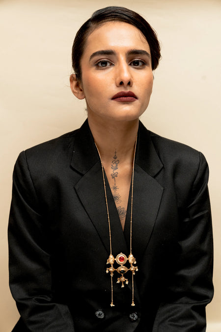 Alaap Vistaar Long Pendant Necklace - Image 3