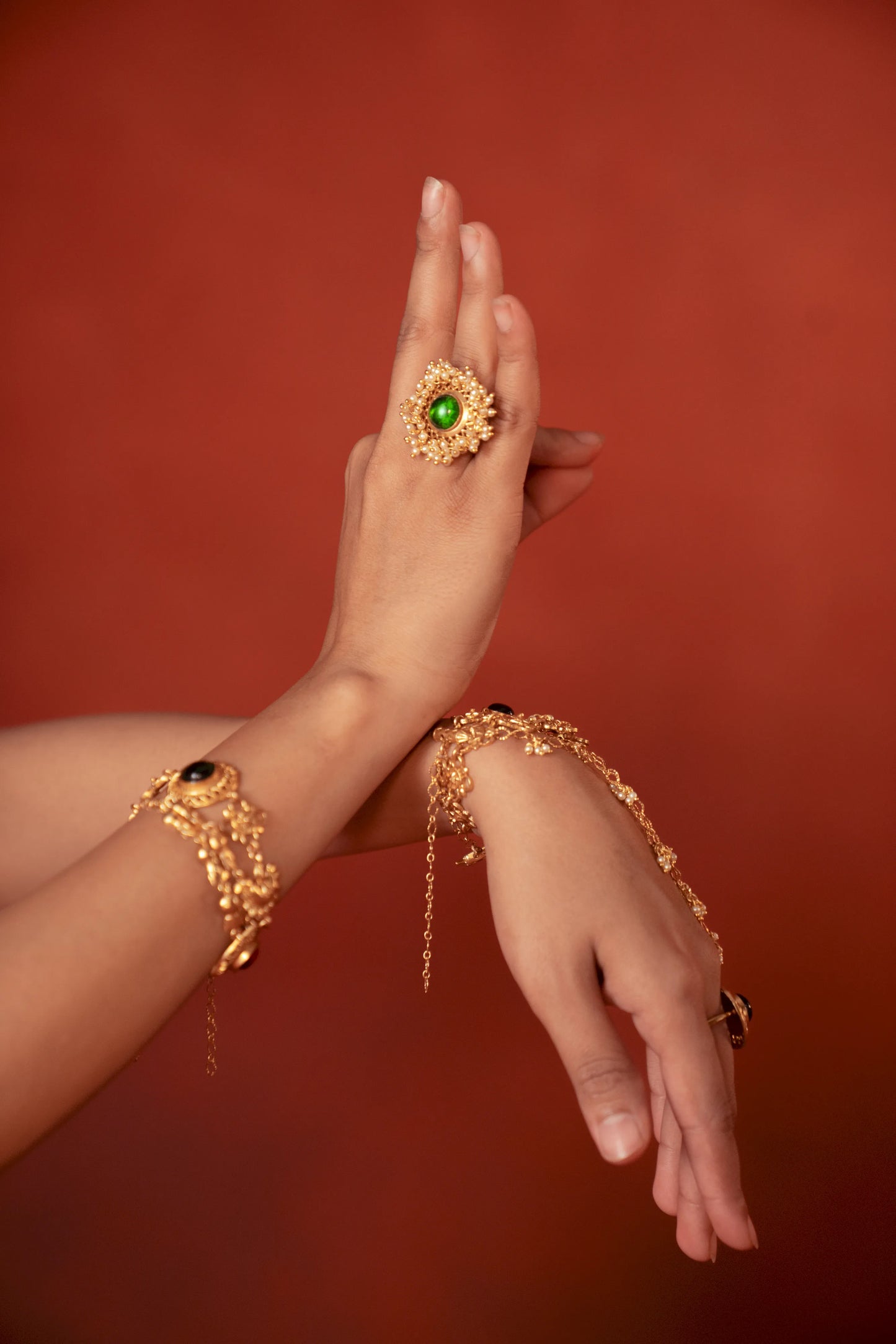 Komal Mandal Statement Ring