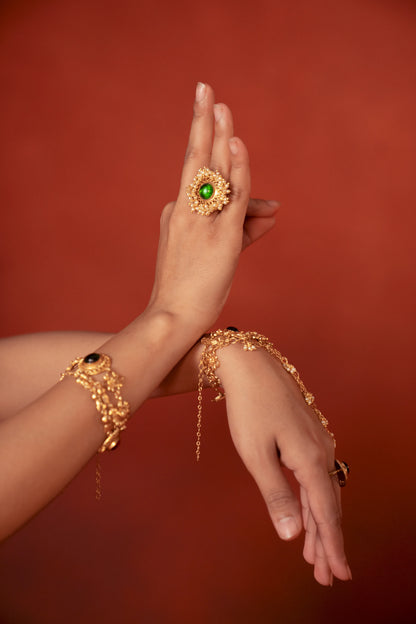 Komal Mandal Statement Ring
