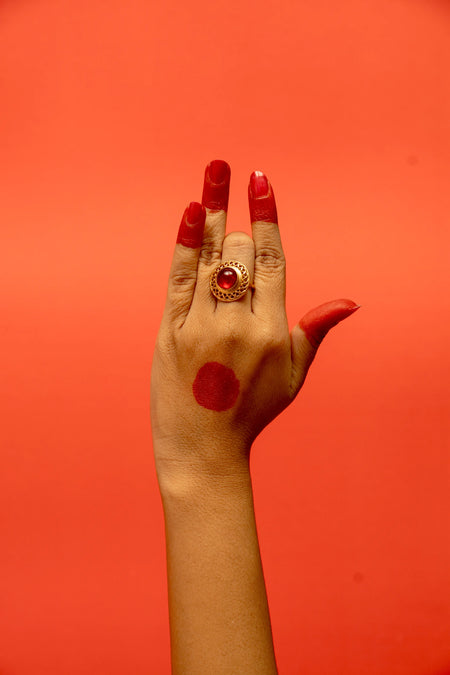 Shruti Noor Ruby Ring - Image 1