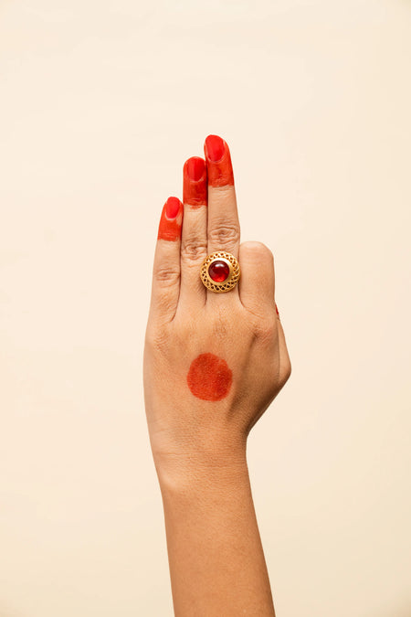 Shruti Noor Ruby Ring - Image 3