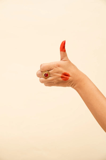 Shruti Noor Ruby Ring - Image 2