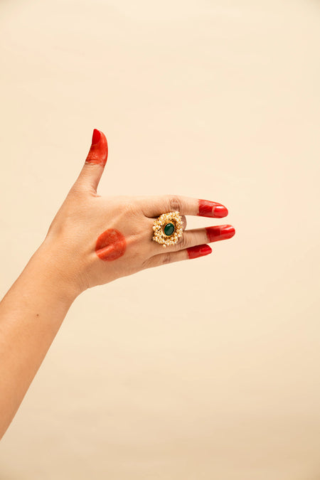 Laya Bloom Pearl Ring - Image 1