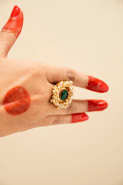 Laya Bloom Pearl Ring