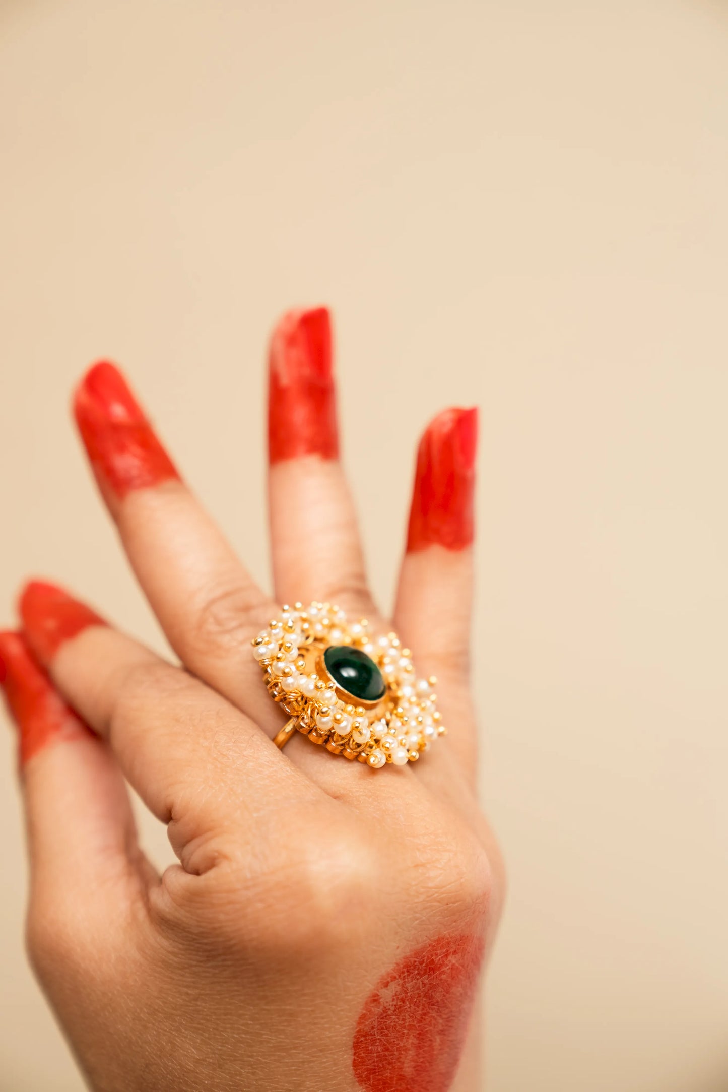 Laya Bloom Pearl Ring