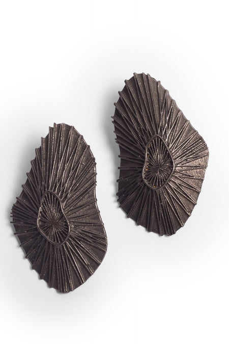 Late Check-Out  Stud Earrings - Black--1--image