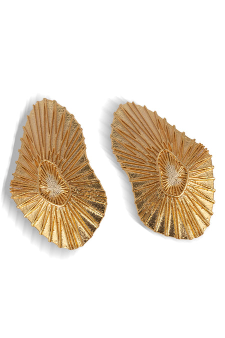 Late Check-Out Stud Earrings - Gold--3--image