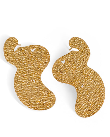 Martini Mode Stud Earrings - Gold--2--image