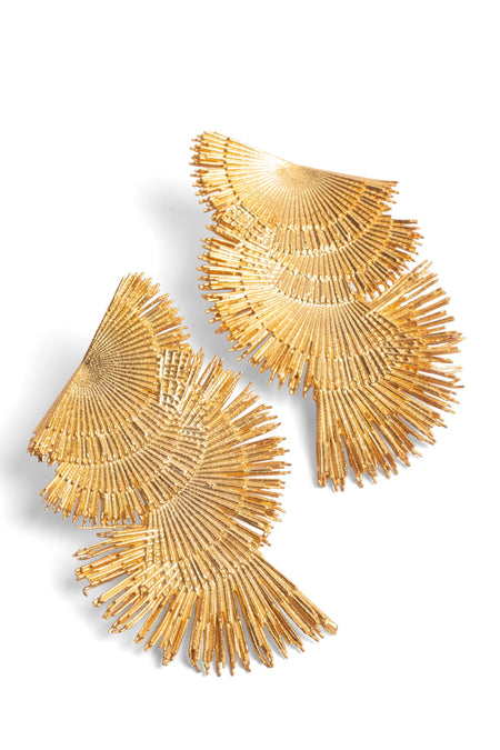 Table for Two Stud Earrings - Gold - Image 2