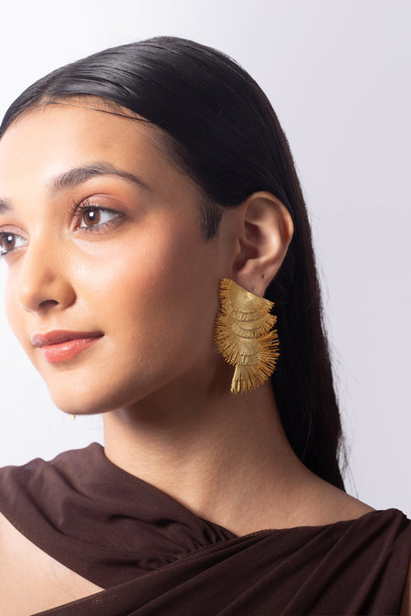 Table for Two Stud Earrings - Gold - Image 3