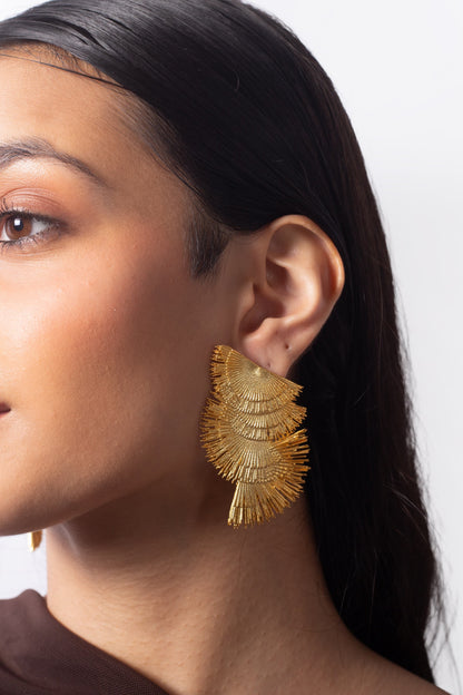 Table for Two Stud Earrings - Gold