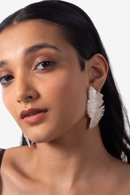 Table For Two Stud Earrings - Silver