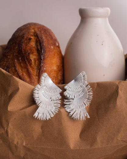 Table For Two Stud Earrings - Silver