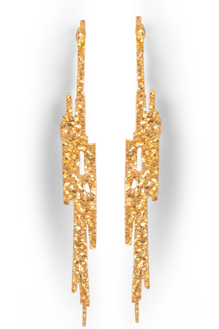 PDA Approved Stud Earrings - Gold--2--image