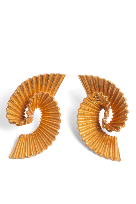 Champagne Glow Stud Earrings - Gold--3--image