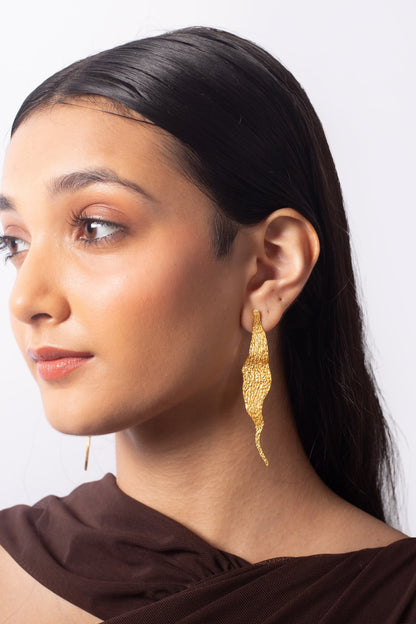 Not So Basic Earrings - Gold – Earrings from Bauble Bazaar