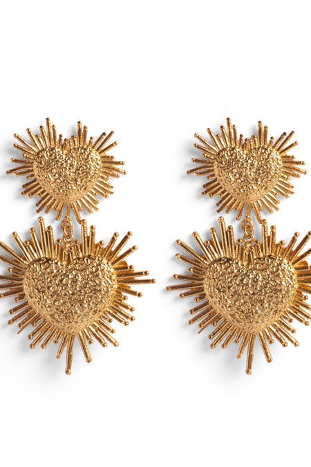 Call Me Cute Drop Earrings - Gold--1--image