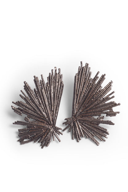 Hot Girl Errands Studs - Black – Earrings from Bauble Bazaar