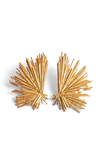 Hot Girl Errands Studs - Gold