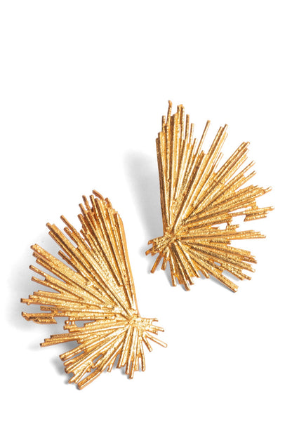 Hot Girl Errands Studs - Gold