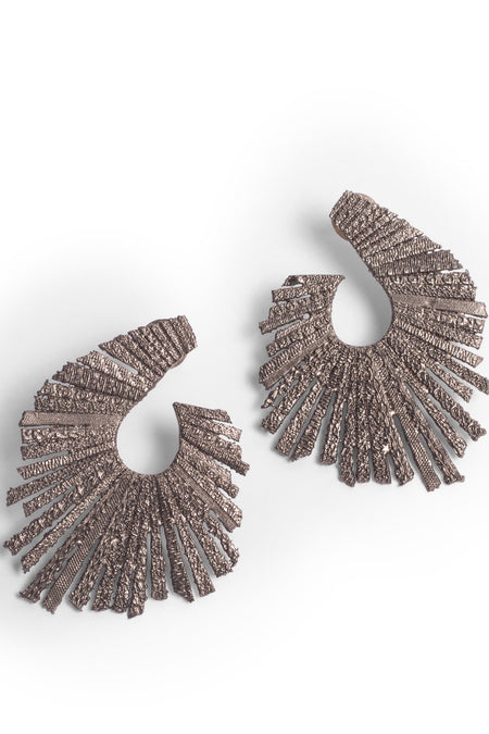 Talk of the Table Earrings - Black--2--image