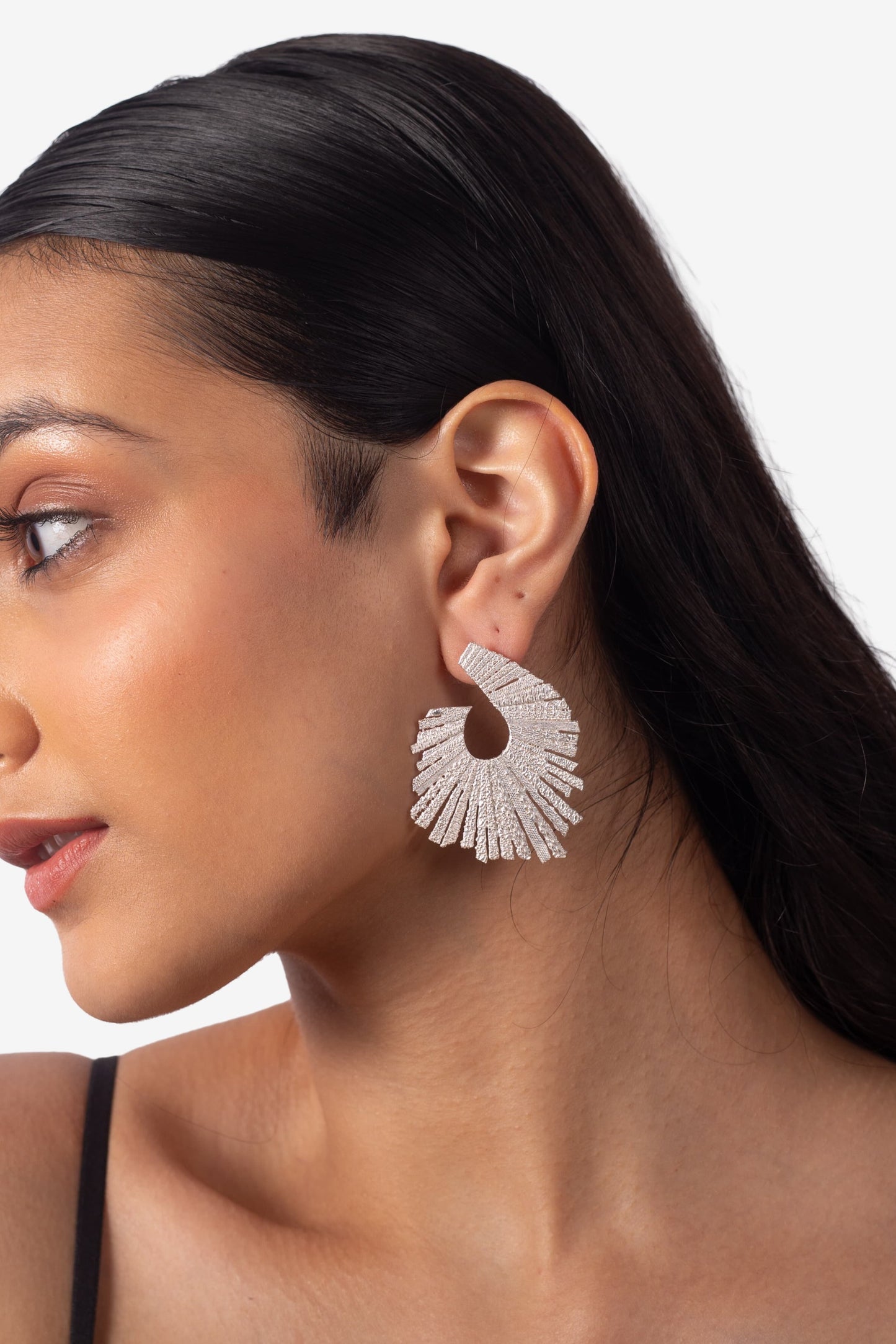 Talk of the Table Earrings - Silver – Earrings from Bauble Bazaar