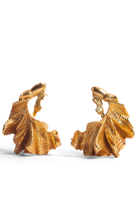 Matcha Mood Statement Studs - Gold--1--image
