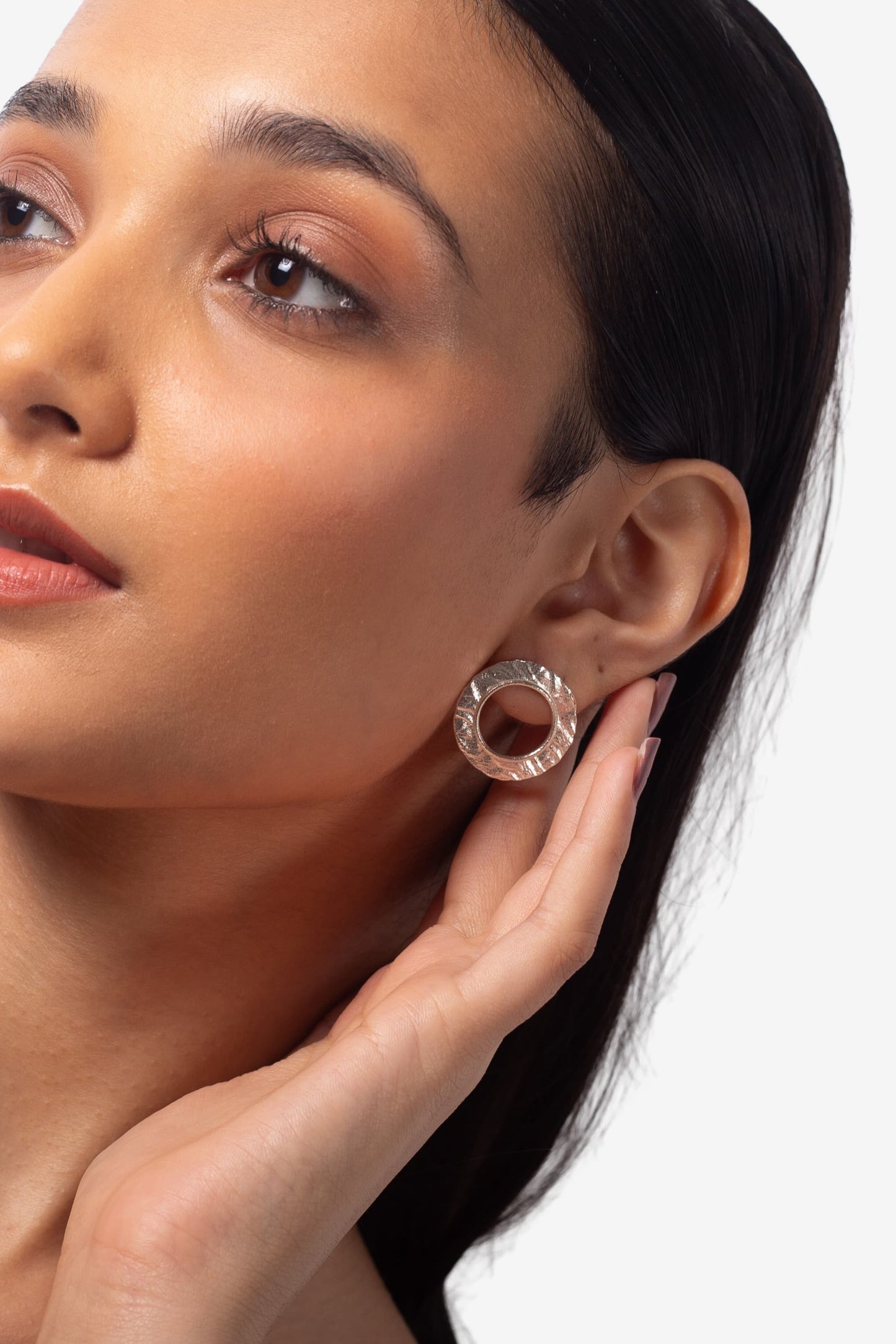 Eyes on Me Mini Studs - Silver – Earrings from Bauble Bazaar