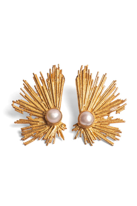 Extra AF Statement Studs - Gold--1--image