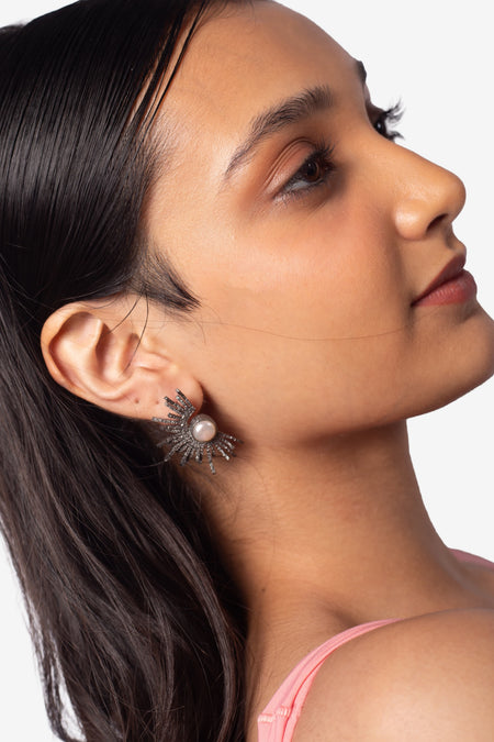 Extra AF Statement Studs - Black--3--image