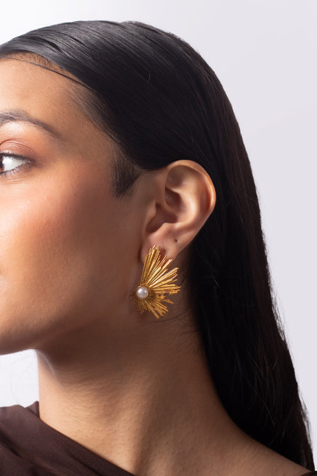 Extra AF Statement Studs - Gold--2--image